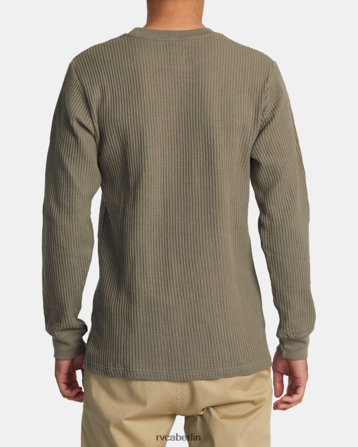 RVCA Langarm-Thermoshirt für die Tagesschicht BF4L8X737 Kleidung Aloe Männer