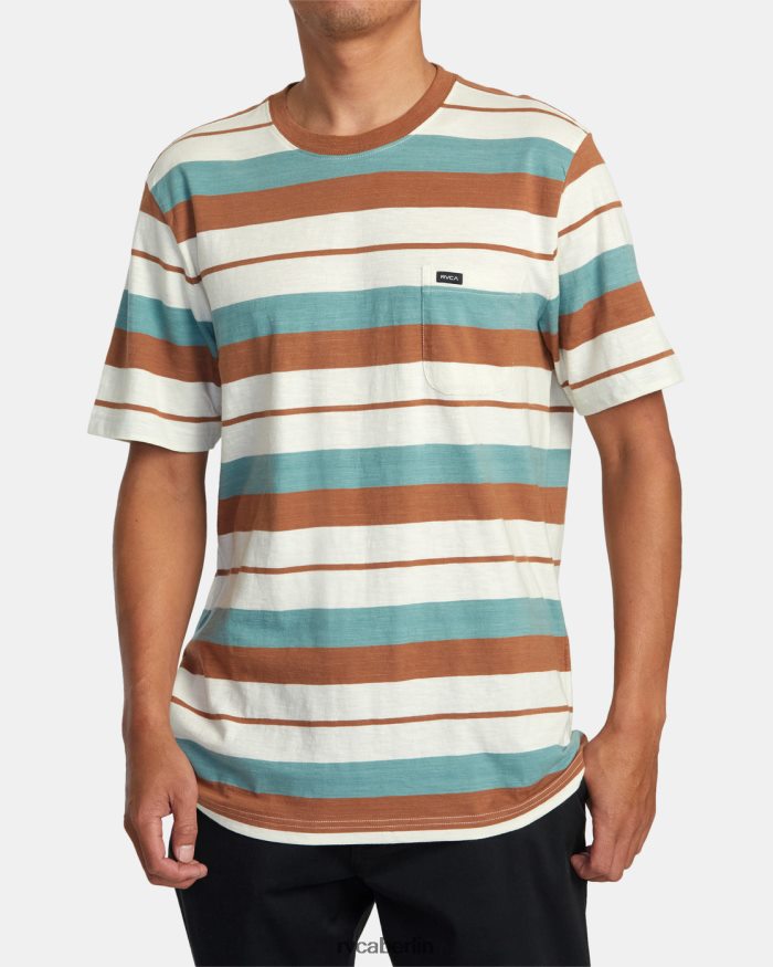 RVCA Magnolien-T-Shirt BF4L8X504 Kleidung Silberbleiche Männer