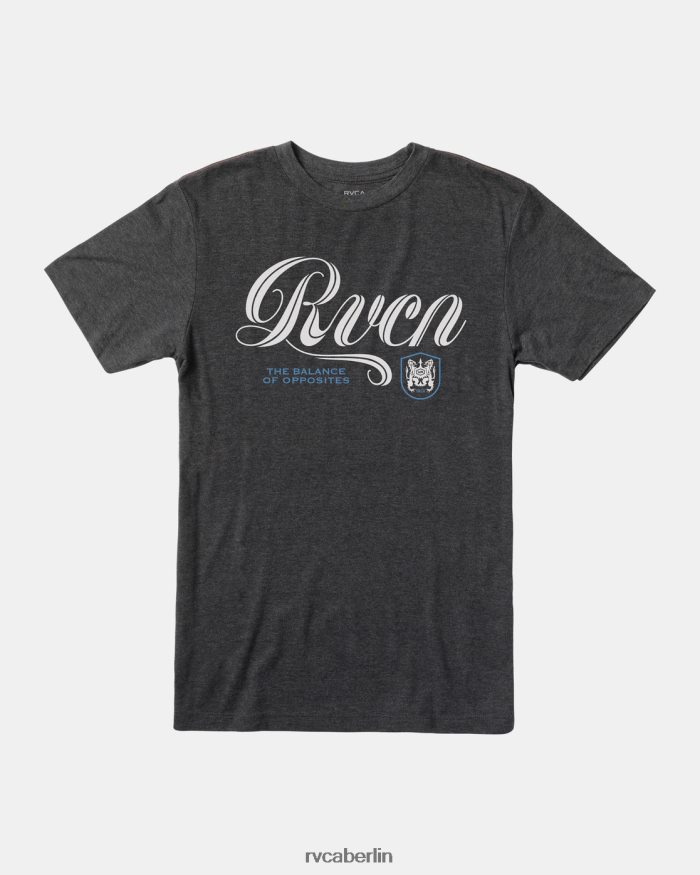 RVCA Mittellinien-T-Shirt BF4L8X372 Kleidung Schwarz Männer