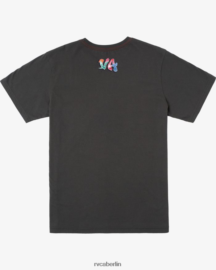 RVCA Schwarzes Buch-T-Shirt BF4L8X450 Kleidung Pirat schwarz Männer