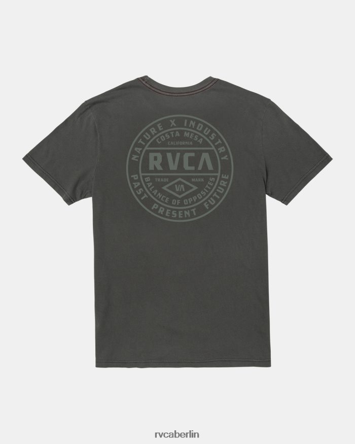 RVCA Standard-T-Shirt BF4L8X436 Kleidung Pirat schwarz Männer