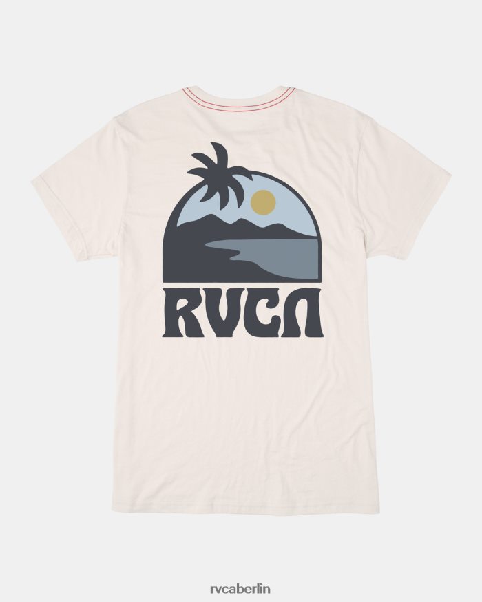RVCA Sundowner-T-Shirt BF4L8X259 Kleidung Altweiß Männer