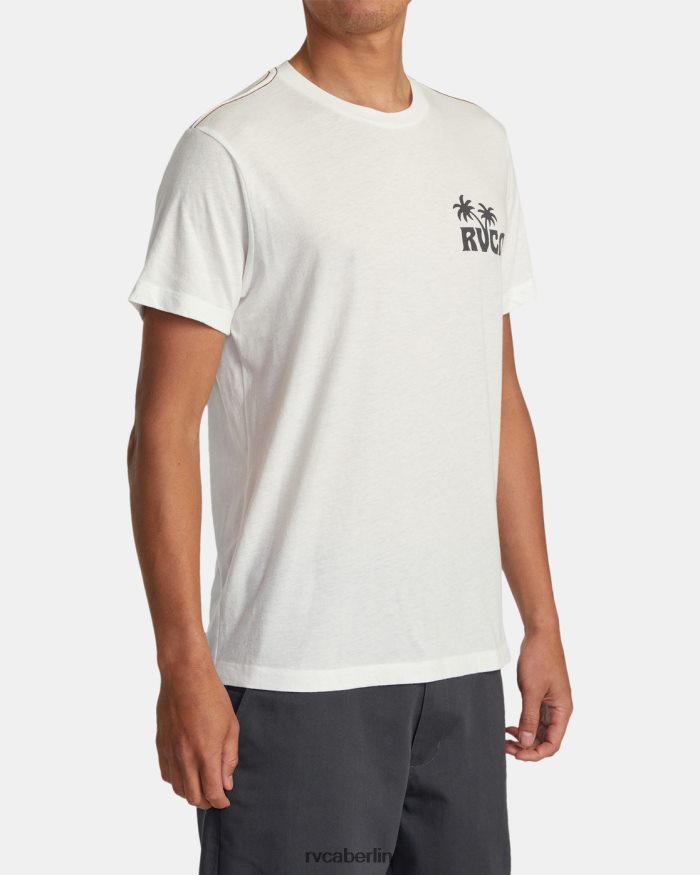RVCA Sundowner-T-Shirt BF4L8X259 Kleidung Altweiß Männer