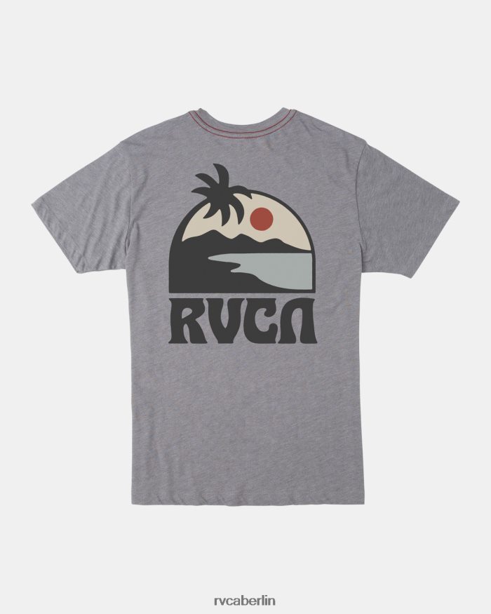RVCA Sundowner-T-Shirt BF4L8X267 Kleidung Rauch Männer