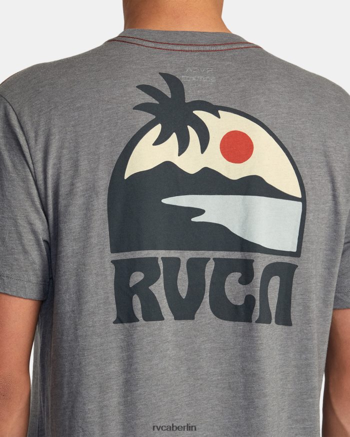 RVCA Sundowner-T-Shirt BF4L8X267 Kleidung Rauch Männer