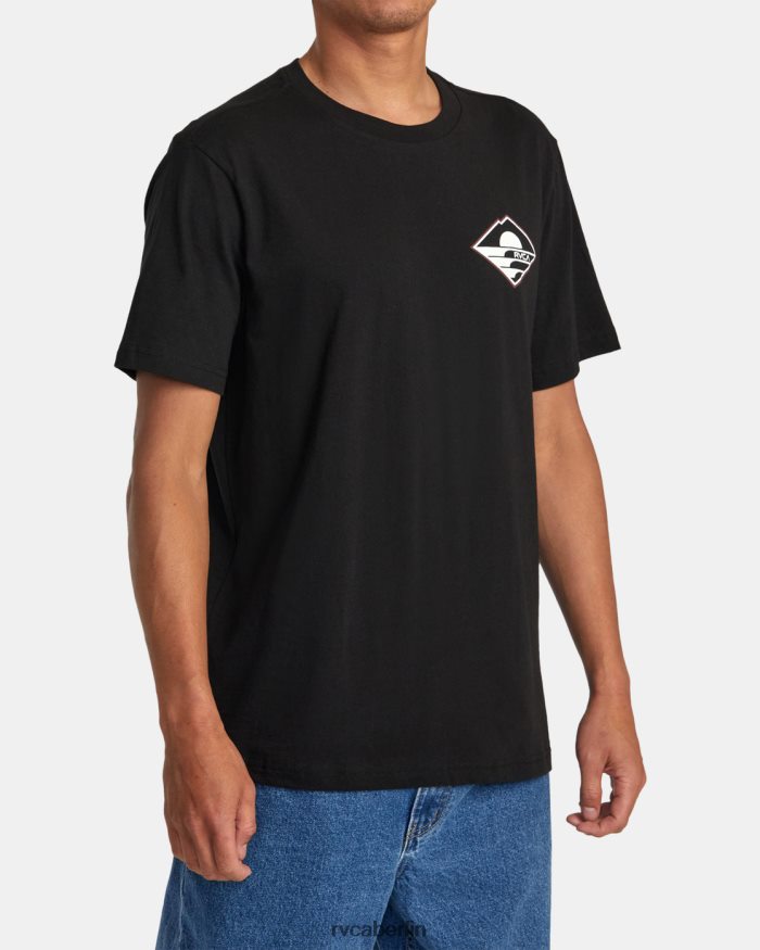 RVCA Sunswell-T-Shirt BF4L8X113 Kleidung Schwarz Männer