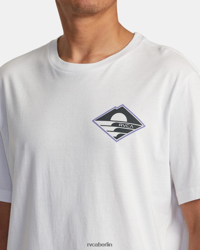 RVCA Sunswell-T-Shirt BF4L8X143 Kleidung Weiß Männer