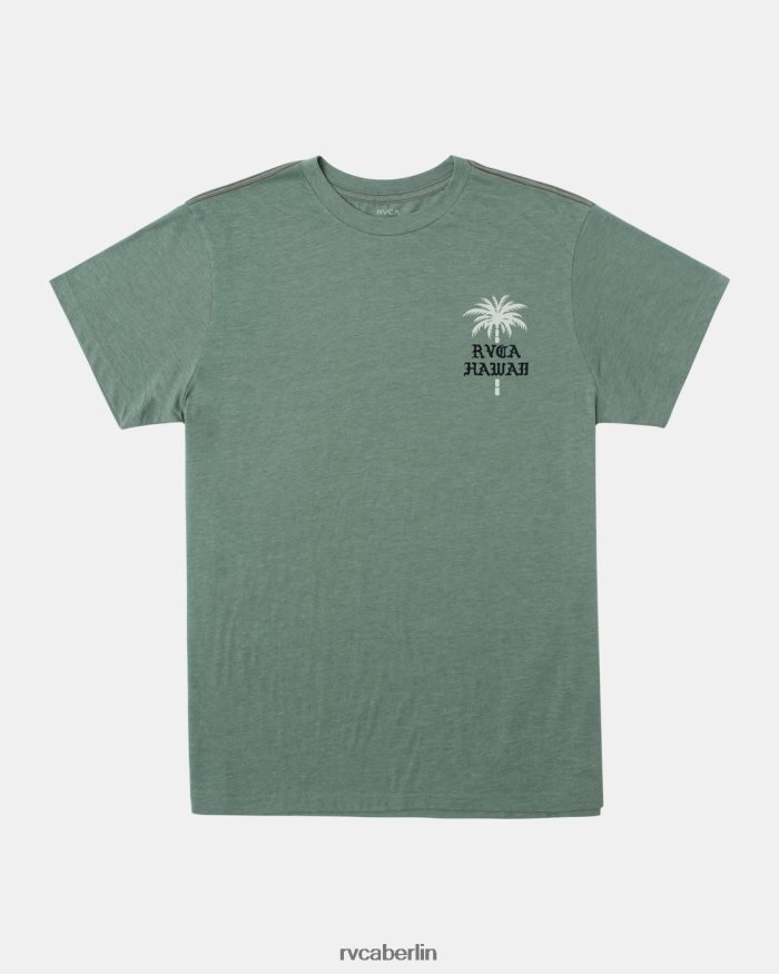 RVCA T-Shirt mit Stachelpalme BF4L8X432 Kleidung Jade Männer