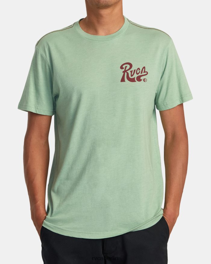 RVCA Tactix-T-Shirt BF4L8X66 Kleidung grüner Dunst Männer
