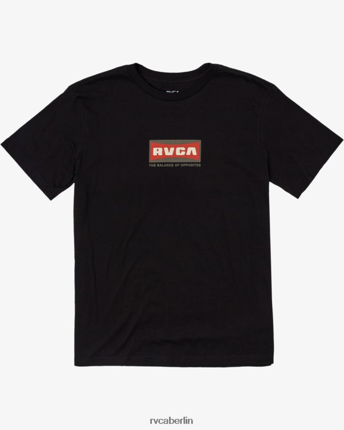 RVCA Weitwinkel-Kurzarm-T-Shirt BF4L8X178 Kleidung Schwarz Männer