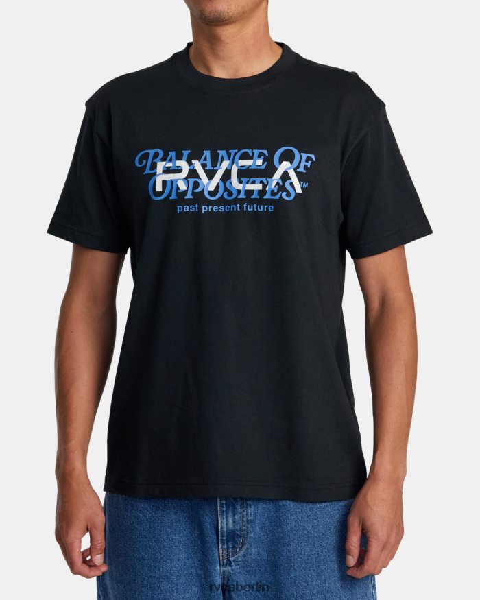 RVCA großes Balance-T-Shirt BF4L8X63 Kleidung Schwarz Männer