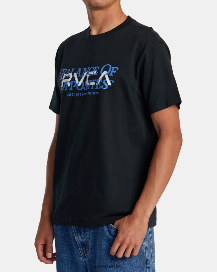 RVCA großes Balance-T-Shirt BF4L8X63 Kleidung Schwarz Männer