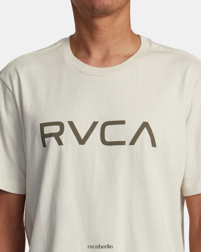RVCA großes Kurzarm-T-Shirt BF4L8X164 Kleidung Silberbleiche Männer