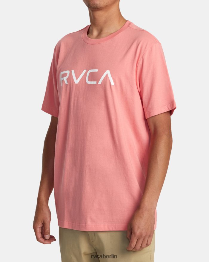 RVCA großes Kurzarm-T-Shirt BF4L8X170 Kleidung Vintage-Lachs Männer