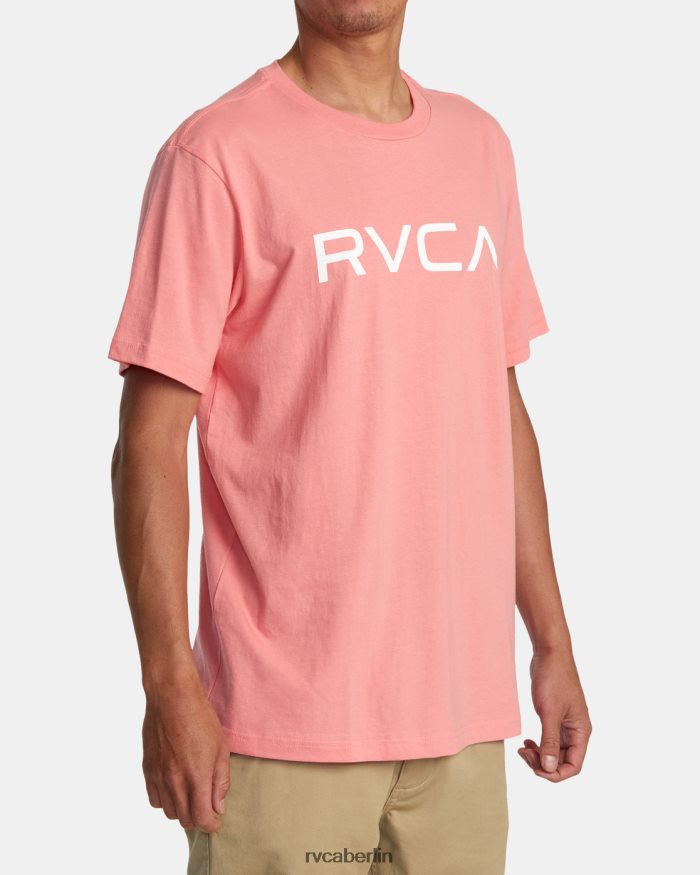 RVCA großes Kurzarm-T-Shirt BF4L8X170 Kleidung Vintage-Lachs Männer