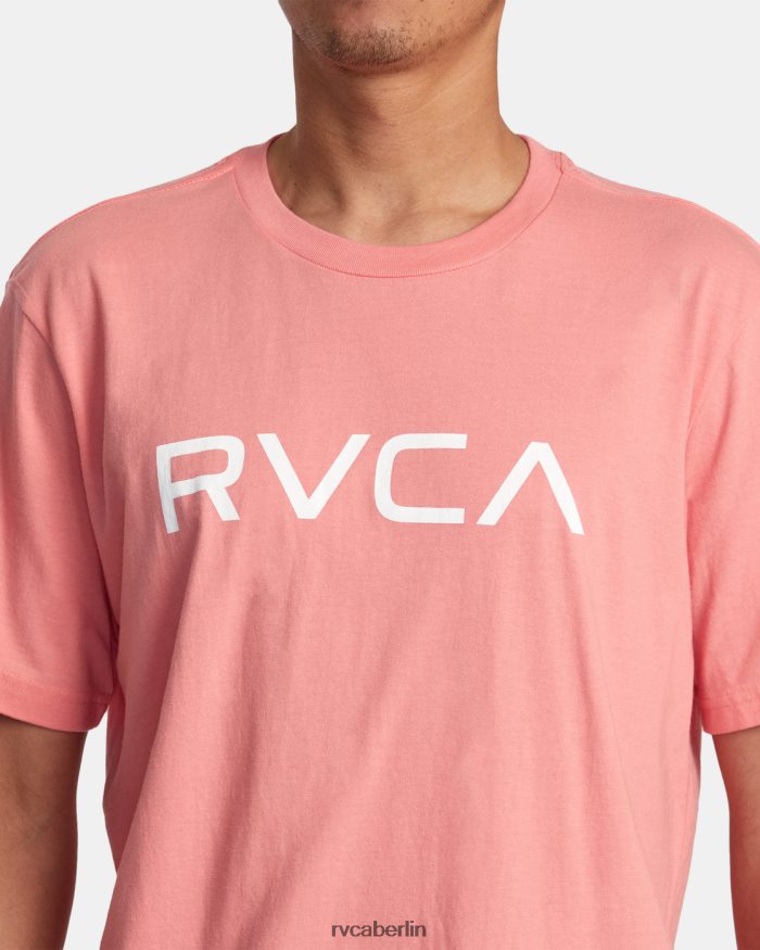 RVCA großes Kurzarm-T-Shirt BF4L8X170 Kleidung Vintage-Lachs Männer