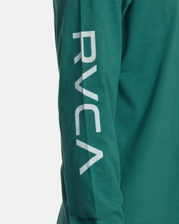 RVCA großes Langarm-T-Shirt BF4L8X862 Kleidung jägergrün Männer