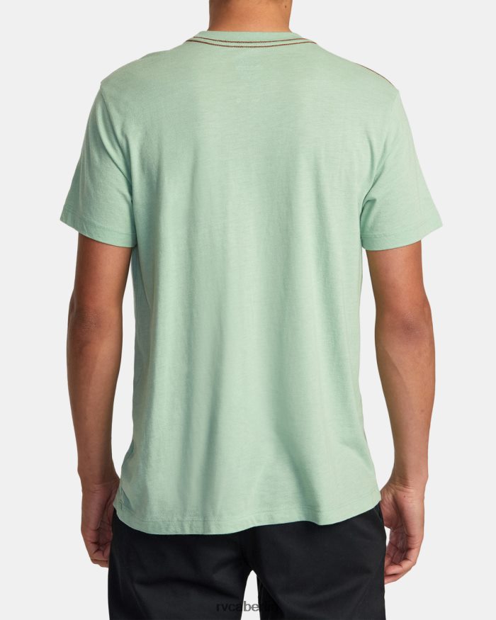 RVCA großes T-Shirt BF4L8X327 Kleidung grüner Dunst Männer