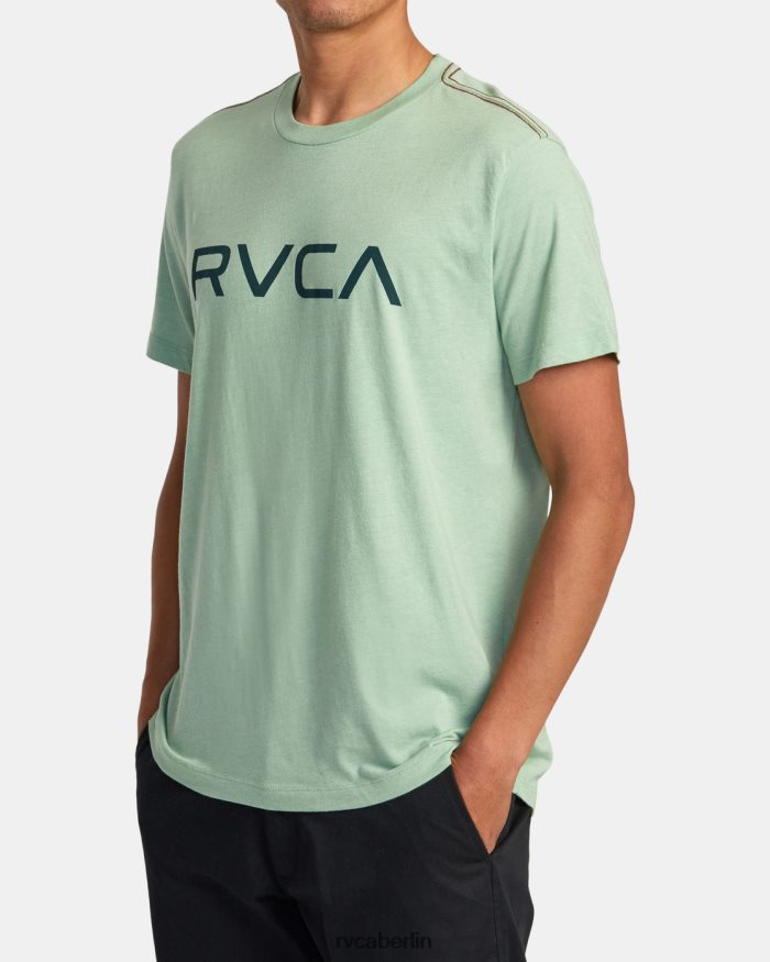 RVCA großes T-Shirt BF4L8X327 Kleidung grüner Dunst Männer