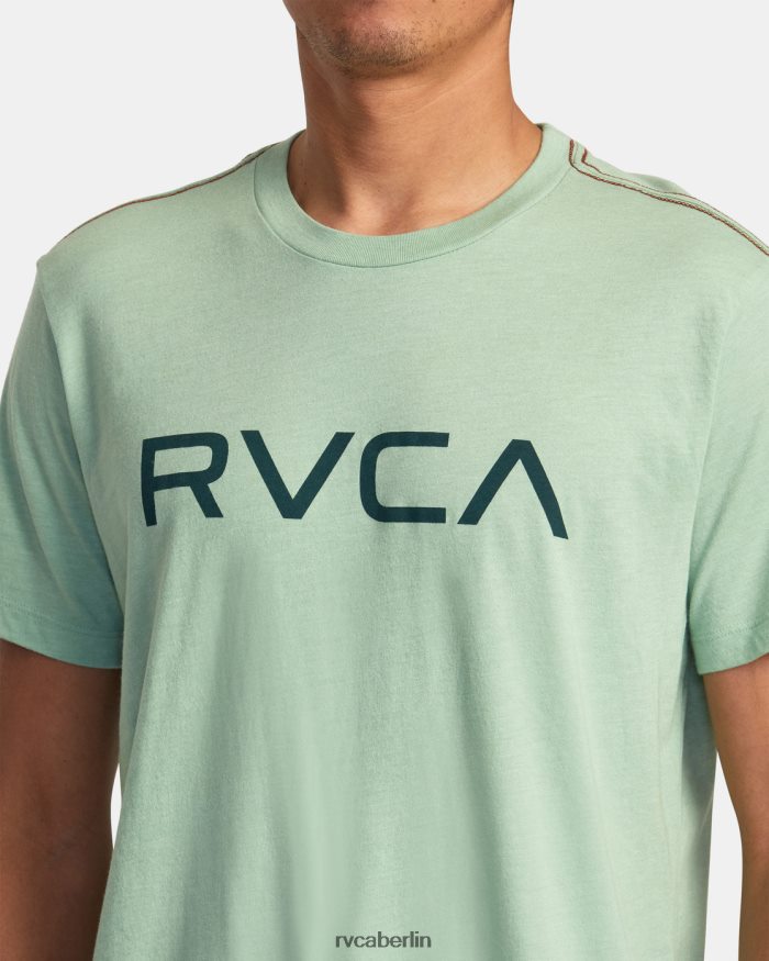 RVCA großes T-Shirt BF4L8X327 Kleidung grüner Dunst Männer