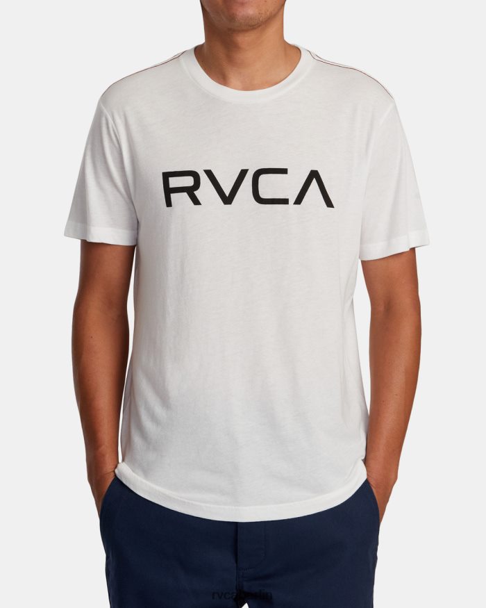 RVCA großes T-Shirt BF4L8X859 Kleidung Altweiß Männer