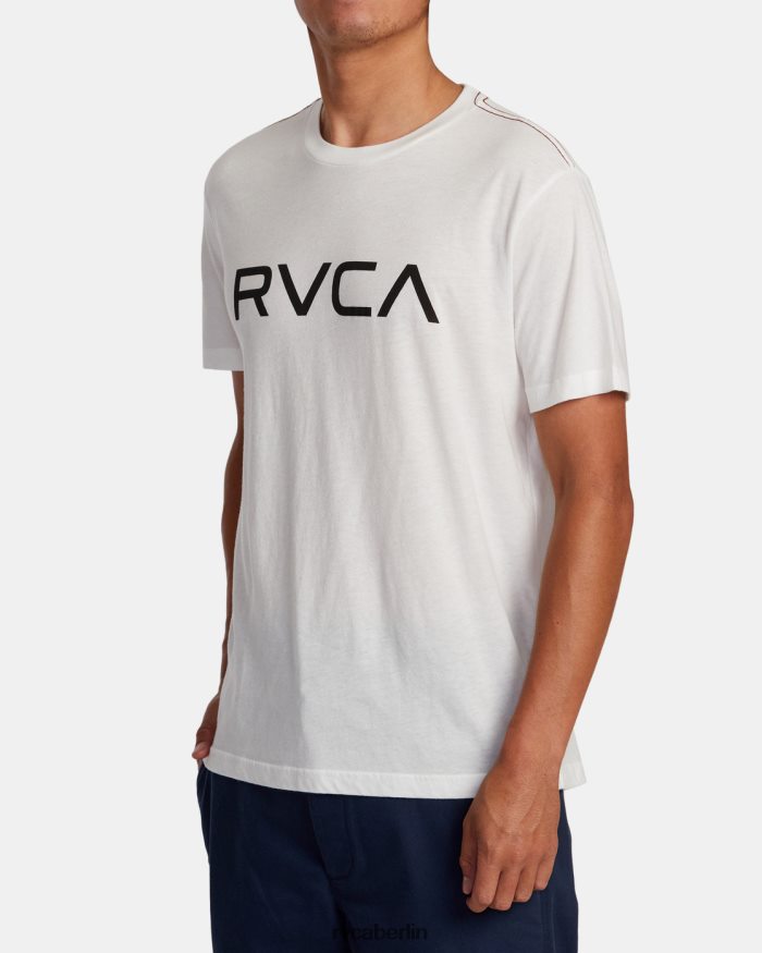 RVCA großes T-Shirt BF4L8X859 Kleidung Altweiß Männer