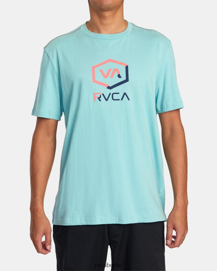 RVCA verschobener Abschlag BF4L8X1050 Kleidung Nilblau Männer
