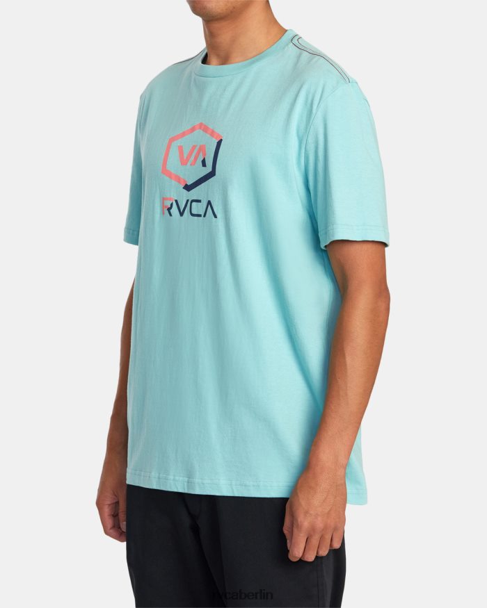 RVCA verschobener Abschlag BF4L8X1050 Kleidung Nilblau Männer