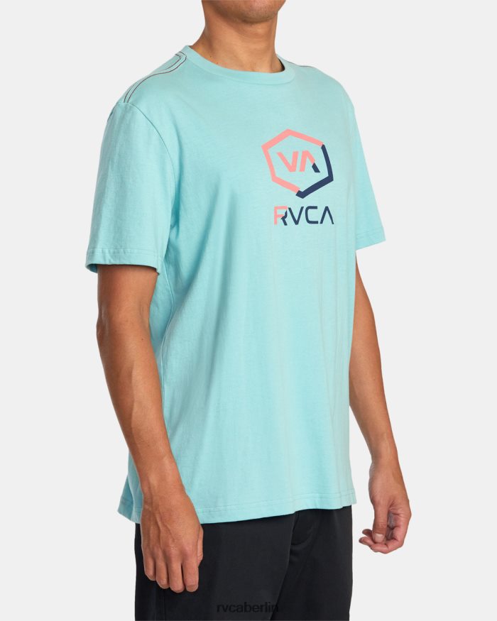 RVCA verschobener Abschlag BF4L8X1050 Kleidung Nilblau Männer