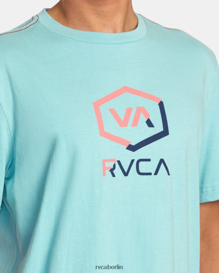 RVCA verschobener Abschlag BF4L8X1050 Kleidung Nilblau Männer