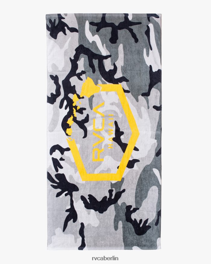 RVCA Insel-Hex-Handtuch BF4L8X776 Zubehör schwarzes Tarnmuster Männer