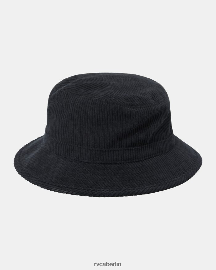 RVCA Klobiger Fischerhut aus Cord BF4L8X491 Zubehör Pirat schwarz Männer