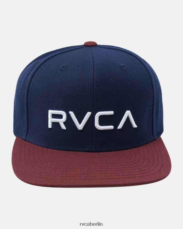 RVCA Twill-Snapback-II-Mütze BF4L8X519 Zubehör Marine Männer