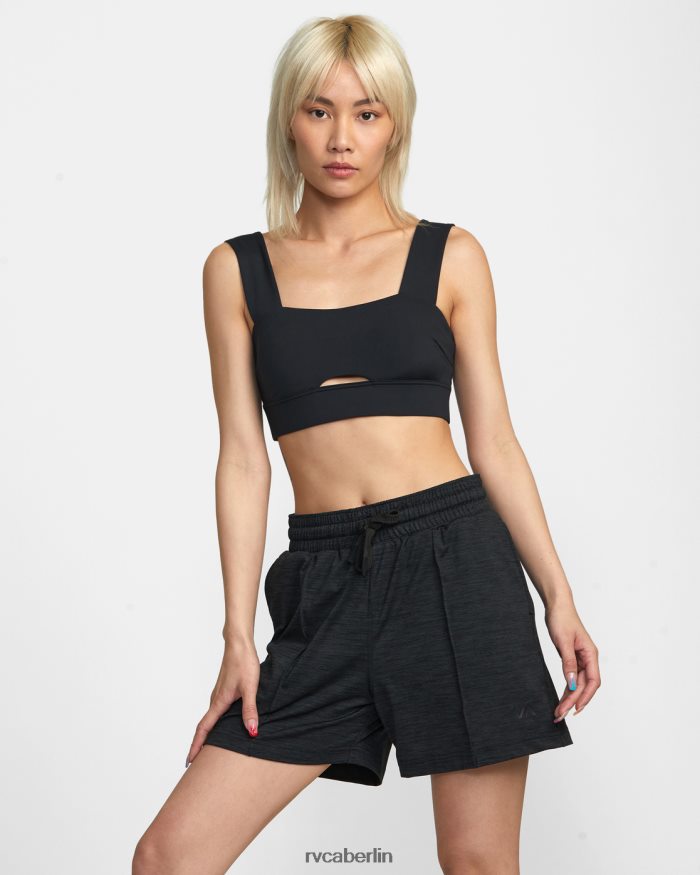 RVCA Trainingsshorts mit Kabelanschluss BF4L8X1263 Kleidung Schwarz Frauen