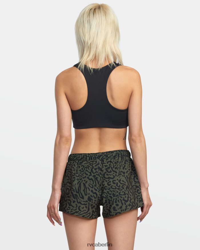 RVCA Va Essential Yogger-Sportshorts mit niedrigem Bund BF4L8X1661 Kleidung tierische Olive Frauen