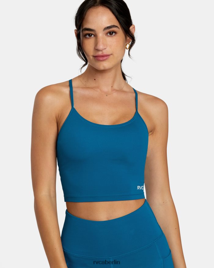 RVCA Basis-Tank-Sport-BH BF4L8X1119 Kleidung blaugrün Frauen