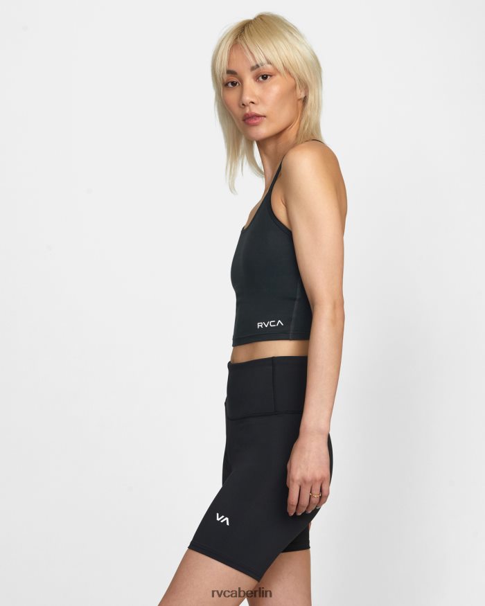 RVCA Basis-Tank-Sport-BH BF4L8X1272 Kleidung Schwarz Frauen