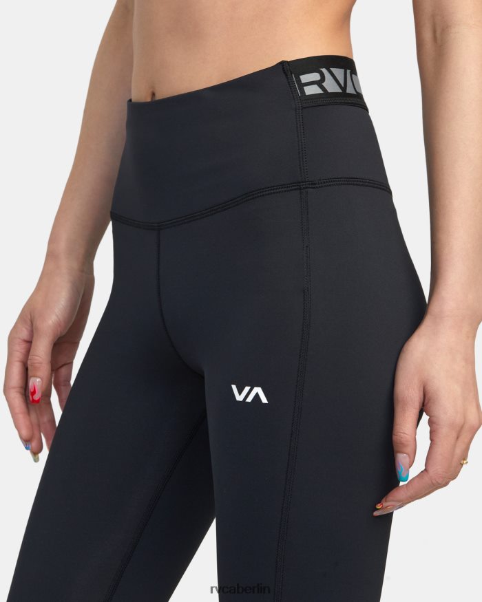 RVCA VA Sport Kompressionsstrumpfhose BF4L8X1283 Kleidung Schwarz Frauen