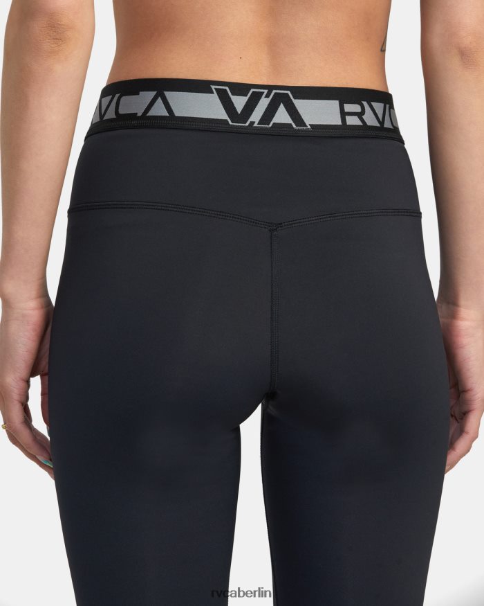 RVCA VA Sport Kompressionsstrumpfhose BF4L8X1283 Kleidung Schwarz Frauen