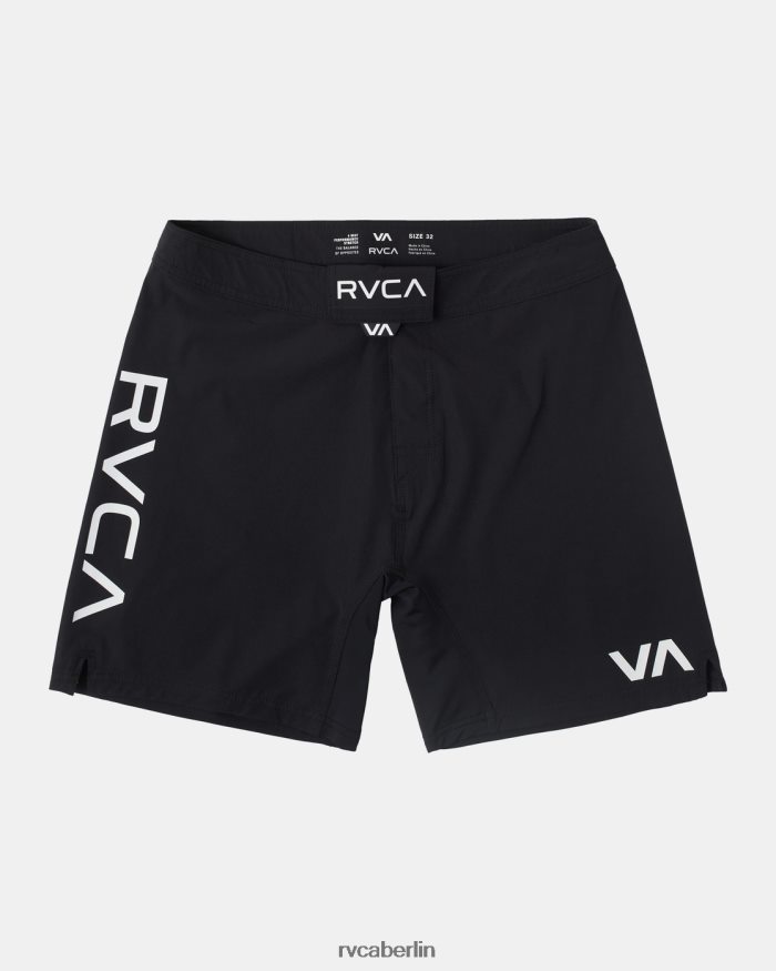 RVCA Fight Scrapper Walkshorts mit elastischem Bund 15 BF4L8X856 Kleidung Schwarz Männer