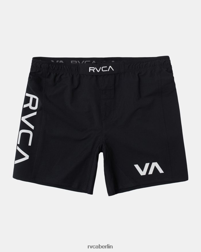 RVCA Grappler Walkshorts mit elastischem Bund 17 BF4L8X769 Kleidung Schwarz Männer