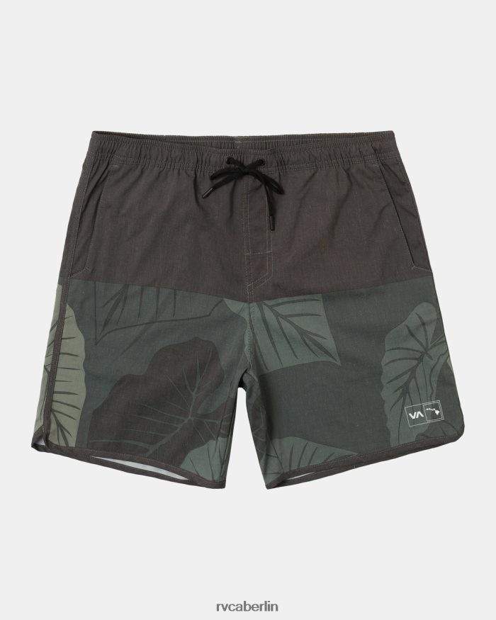 RVCA Hawaii Yogger Hybrid elastische Sportshorts 17 BF4L8X642 Kleidung Olive Männer