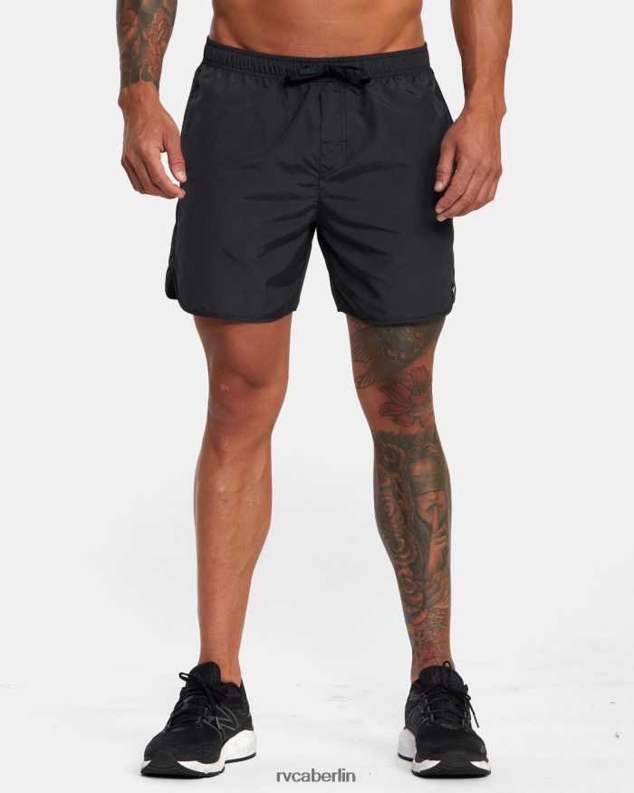 RVCA Outsider Basecamp 16 Trainingsshorts BF4L8X815 Kleidung Schwarz Männer