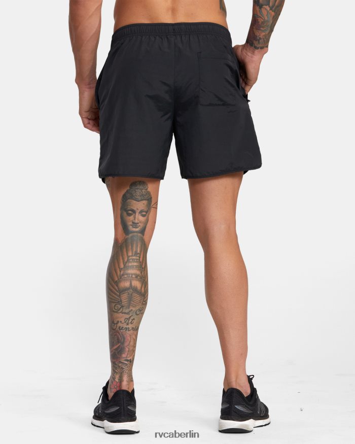 RVCA Outsider Basecamp 16 Trainingsshorts BF4L8X815 Kleidung Schwarz Männer