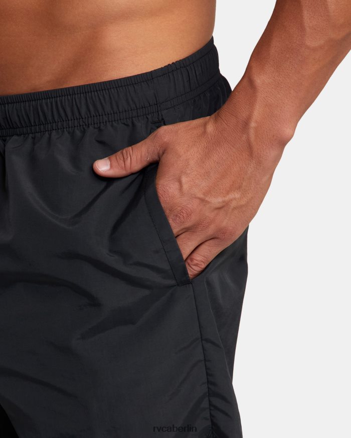 RVCA Outsider Basecamp 16 Trainingsshorts BF4L8X815 Kleidung Schwarz Männer