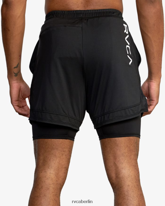 RVCA Sport Vent 16 Trainingsshorts BF4L8X560 Kleidung Schwarz Männer