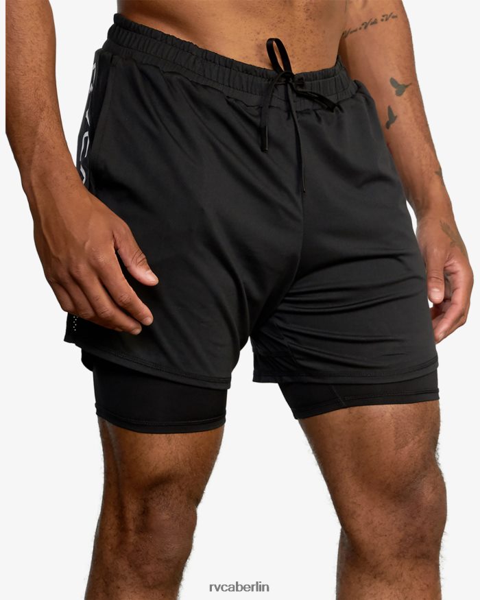 RVCA Sport Vent 16 Trainingsshorts BF4L8X560 Kleidung Schwarz Männer