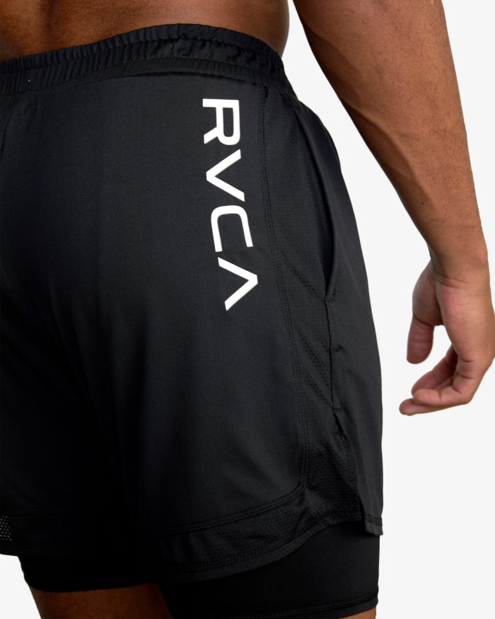RVCA Sport Vent 16 Trainingsshorts BF4L8X560 Kleidung Schwarz Männer