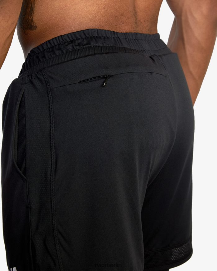 RVCA Sport Vent 16 Trainingsshorts BF4L8X560 Kleidung Schwarz Männer