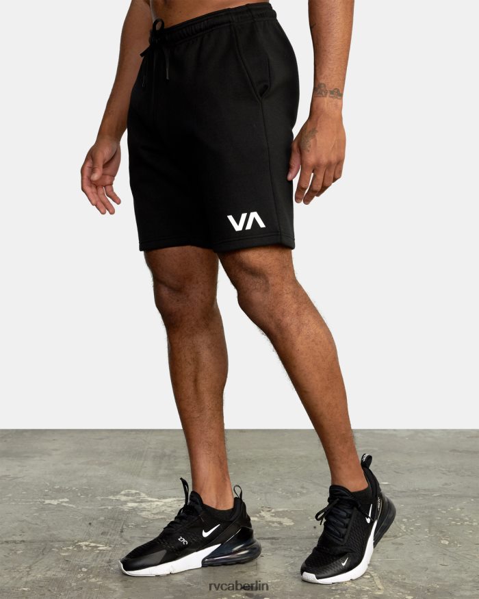 RVCA Sport-Walkshorts mit elastischem Bund IV 19 BF4L8X727 Kleidung Schwarz Männer